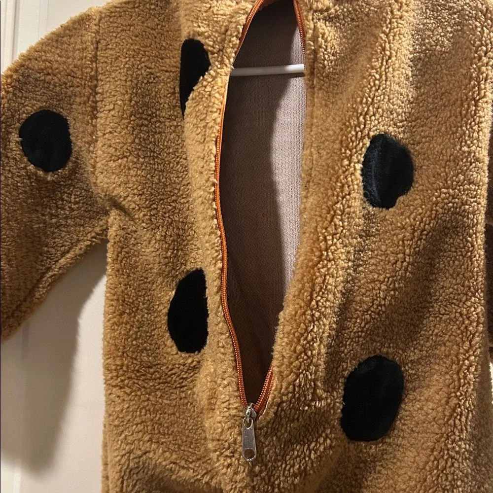 Warner Bros. Studio Scooby Doo Sherpa Puppy Dog zipUp Halloween Costume kids S